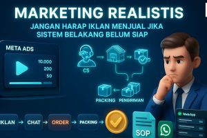 Marketing Realistis: Kenapa Iklan Tidak Akan Menjual Jika Sistem Bisnis Belum Siap