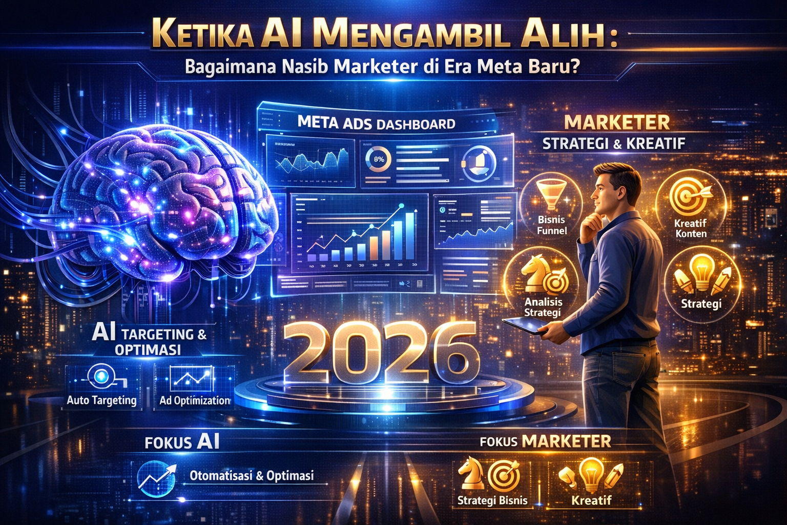 Ketika AI Mengambil Alih: Bagaimana Nasib Marketer di Era Meta Baru?